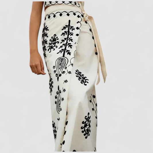 Mira™ | Camilla - Tryckt Top och Kjol