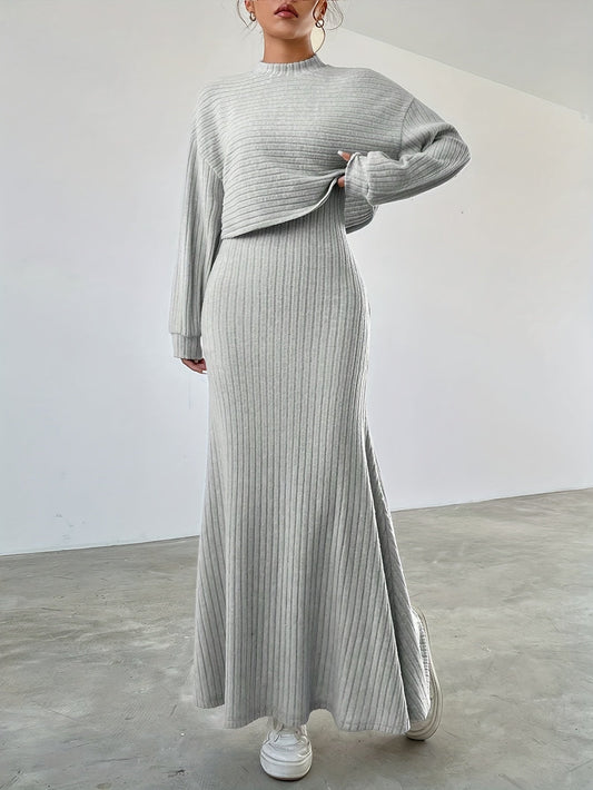 Mira™ | Avslappnad klänning för kvinnor + Gratis tröja