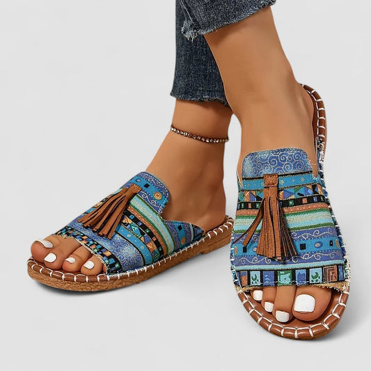 Mira™ | Leena - Bekväma och Platta Ortopediska Sandaler