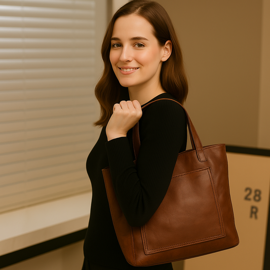 Mira™ | Axelväska i abstrakt tyg