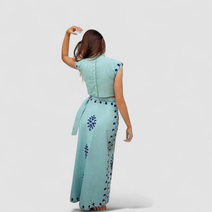 Mira™ | Camilla - Tryckt Top och Kjol