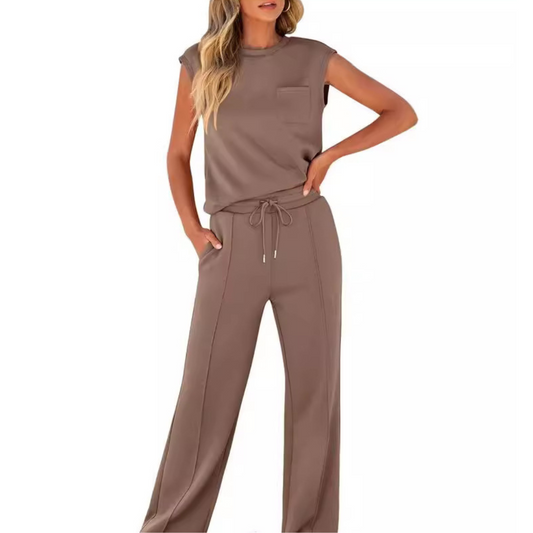 Mira™ -  Avslappnad Sommar Mjuk Lounge Co-Ord