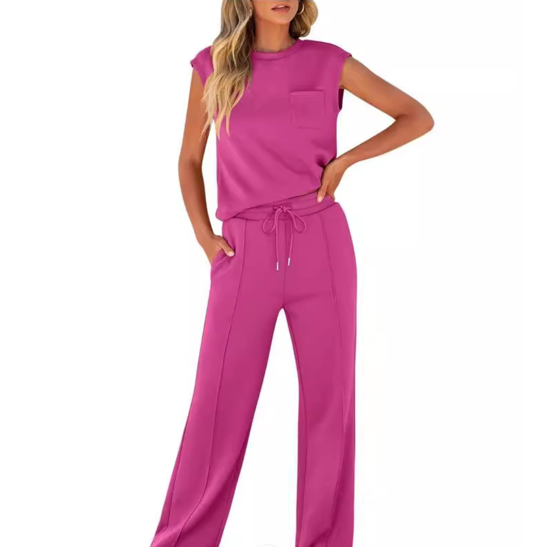 Mira™ -  Avslappnad Sommar Mjuk Lounge Co-Ord