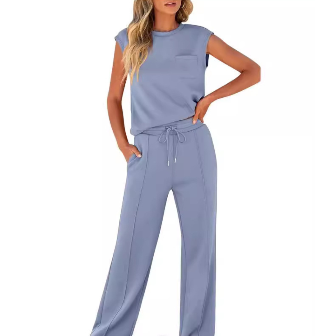 Mira™ -  Avslappnad Sommar Mjuk Lounge Co-Ord
