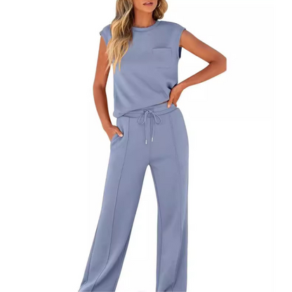 Mira™ -  Avslappnad Sommar Mjuk Lounge Co-Ord
