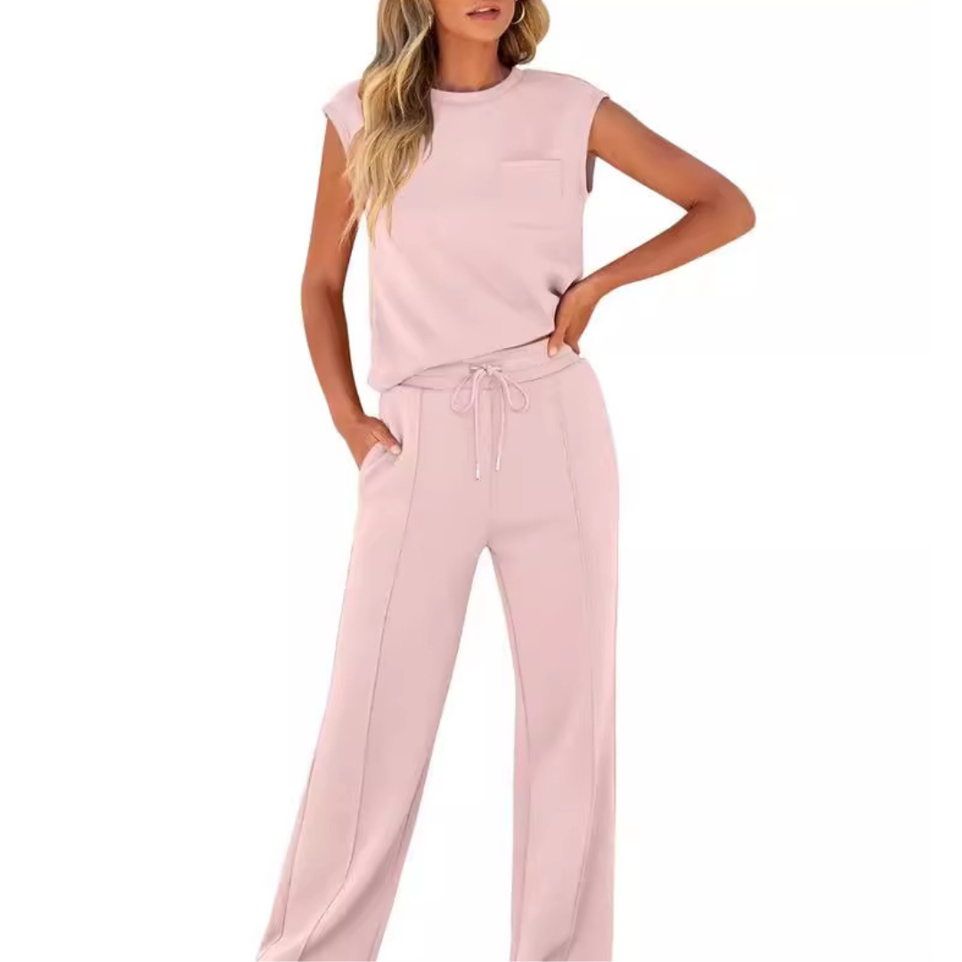 Mira™ -  Avslappnad Sommar Mjuk Lounge Co-Ord