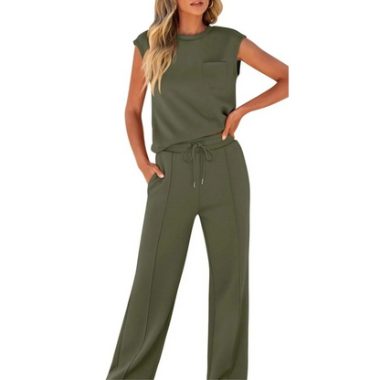 Mira™ -  Avslappnad Sommar Mjuk Lounge Co-Ord