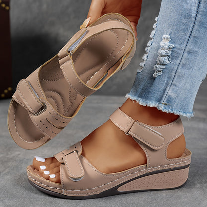 Mira™ | Aldona - Ortopediska sandaler med kilklack