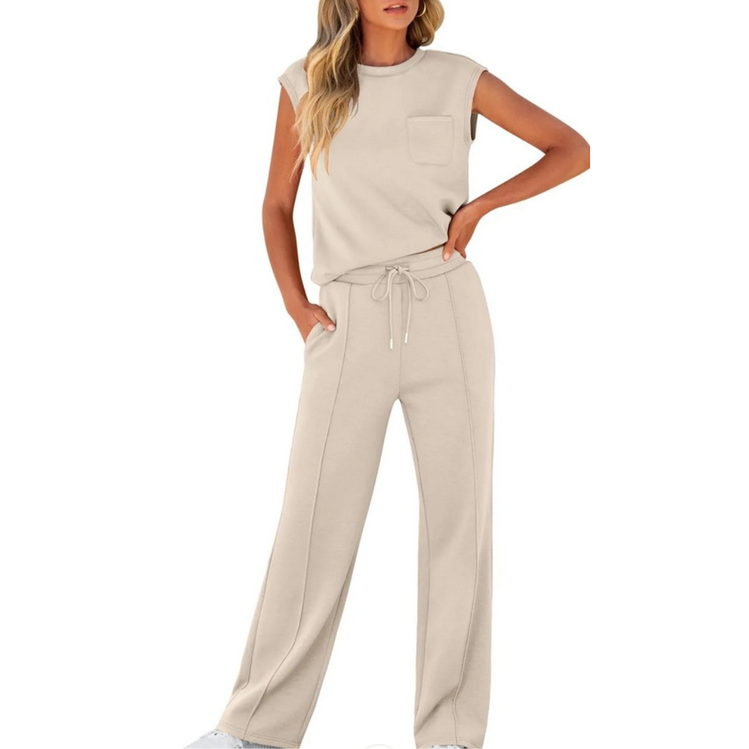 Mira™ -  Avslappnad Sommar Mjuk Lounge Co-Ord