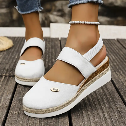 Mira™ | Antonia - Ortopediska Sandaler med Platå, Ventilerande och Avslappnade