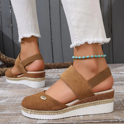 Mira™ | Antonia - Ortopediska Sandaler med Platå, Ventilerande och Avslappnade