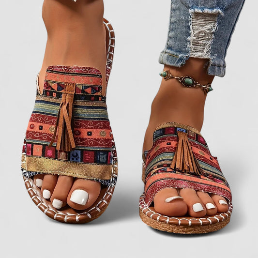 Mira™ | Leena - Bekväma och Platta Ortopediska Sandaler